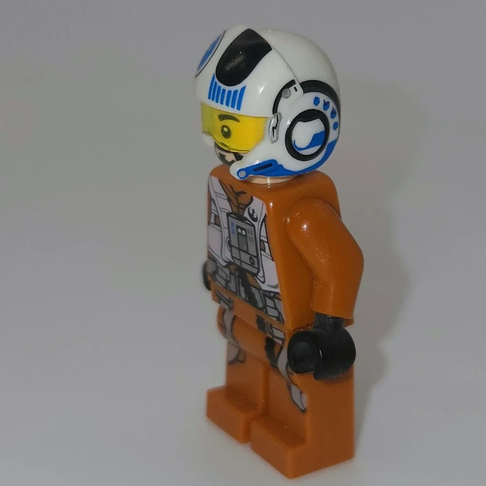 LEGO Star Wars X-Wing Pilot Minifigure One Size Orange Excellent